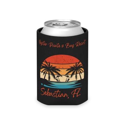Oyster Pointe & Bay Resort (Black) Can Cooler